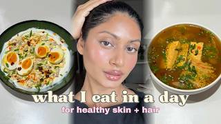 What I Eat In A Day For Healthy Skin & Hair 🥑☕️🥬 Vegetarian Recipes Part 2 screenshot 4