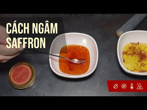 Video: Cách Sử Dụng Saffron