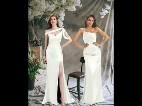 bridesmaid dresses black satin