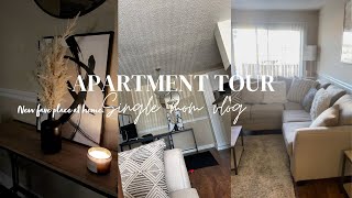 Single mom apartment tour.