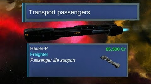 how to transport passengers in Interstellar Pilot 2