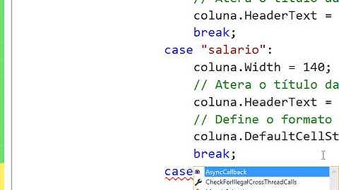 Aula 07 - Formatando as células do DataGridView - Windows Forms C#
