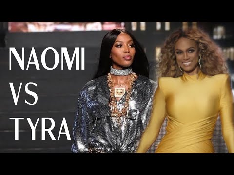 Naomi Campbell vs Tyra Banks - Runway walk 2021