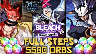 FULL STEPS! SAFWY Untold Stories Five Summons | Bleach Brave Souls