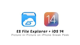 Picture-in-Picture Mode on ES File Explorer for iOS 14 screenshot 5