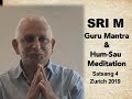 Sri m  guru mantra  humsau meditation  les upanishads  satsang 4  zurich juin 2019