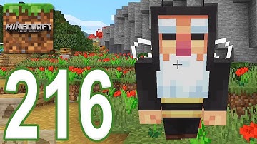 Minecraft: PE - Gameplay Walkthrough Part 216 - Way of the Bee (iOS, Android)