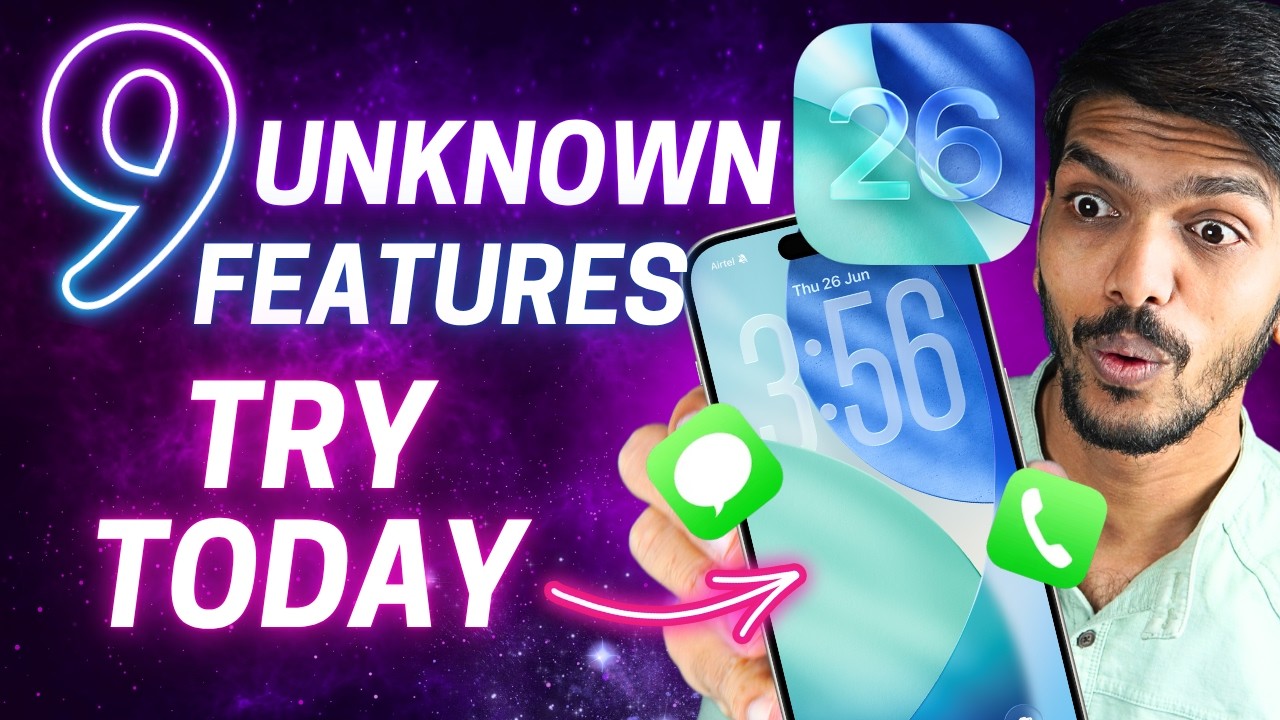 iOS 26 - 9 Hidden Features That You Missed 🔥🤯 - YouTube