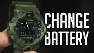 How To Change Battery in Casio G-Shock