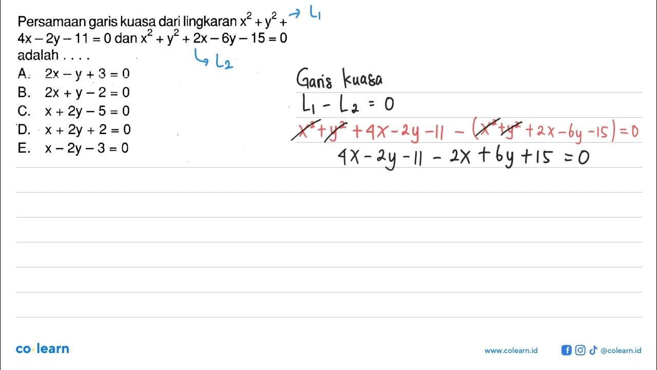 persamaan-garis-kuasa-dari-lingkaran-x-2-y-2-4x-2y-11-0-dan-x-2-y-2-2x