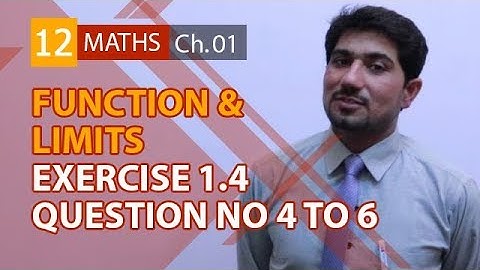 2nd Year Math, Ch 1 - Exercise 1.4 Question no 4 to 6 - 12th Class Maths