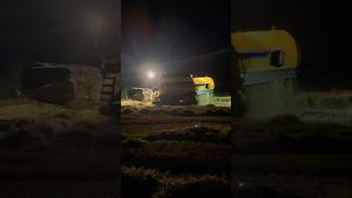 Gece Çeltik Hasatı , New Holland Agricultre , Rice Harvest