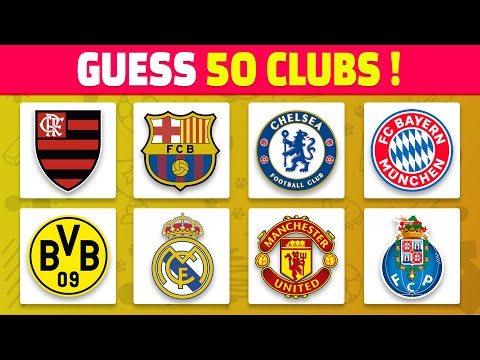 Guess 50 Football Club Logos  Football Team Logo Quiz 