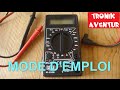 Multimetre  mode emploi  voltmetre amperemetre  electricite pour les nuls tutoriel