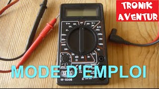 MULTIMETRE - MODE EMPLOI - VOLTMETRE AMPEREMETRE - ELECTRICITE