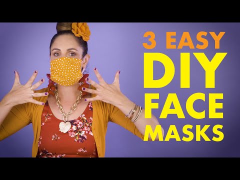 HOW TO MAKE A DIY FACE MASK | 3 Easy Designs