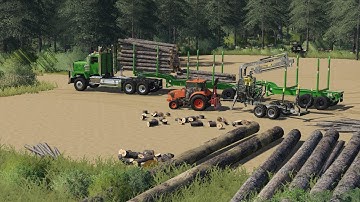 Loading All the Process trees and Cleaning! Logging Industry Farming Simulator 19