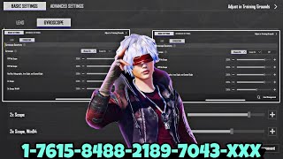 NEW UPDATE 4.4🔥NEW BEST SENSITIVITY CODE &amp; SETTINGS 2026🔥4 FINGER CLAW GYROSCOPE | PUBG MOBILE
