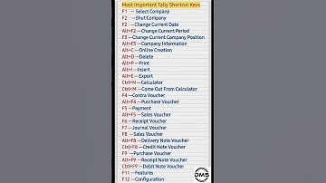 #shorts #tally erp 9 #tally #computer  Most important tally short cut keys