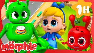 Orphle vs Morphle Cake Chase | MORPHLE | Moonbug Kids - Art for Kids 🖌️