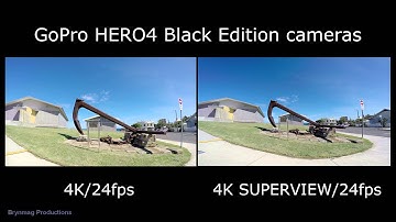GoPro HERO4 Black Edition - 4K vs 4K Superview Comparison #2