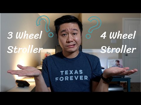 difference between 3 and 4 wheel strollers
