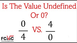 How to Determine if Fractions Have a Value of 0 or Undefined