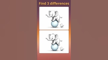 Find 3 Differences – Spot the Difference Challenge – Part №963  #Shorts #Challenge