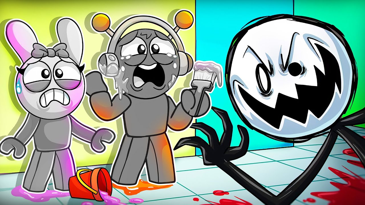 OH NO!! Oren and Pinki Lose Their Colors to Stick Monster! 😨 | Roblox Paradise