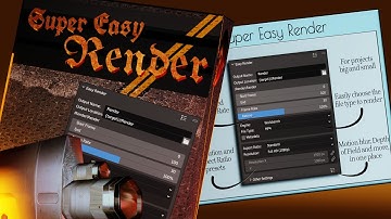 Super Easy Render - #Blender  Addon