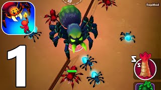 The Spider Nest Eat the World - Gameplay Walkthrough Part 1 Tutorial (iOS, Android Gameplay) Tapmod screenshot 4
