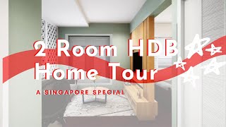 SPECIAL⭐2 Room HDB BTO Tour ?? | Eclectic Interior Design | Juz Interior