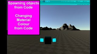 Spawning and Changing Colour from Script: tut 1