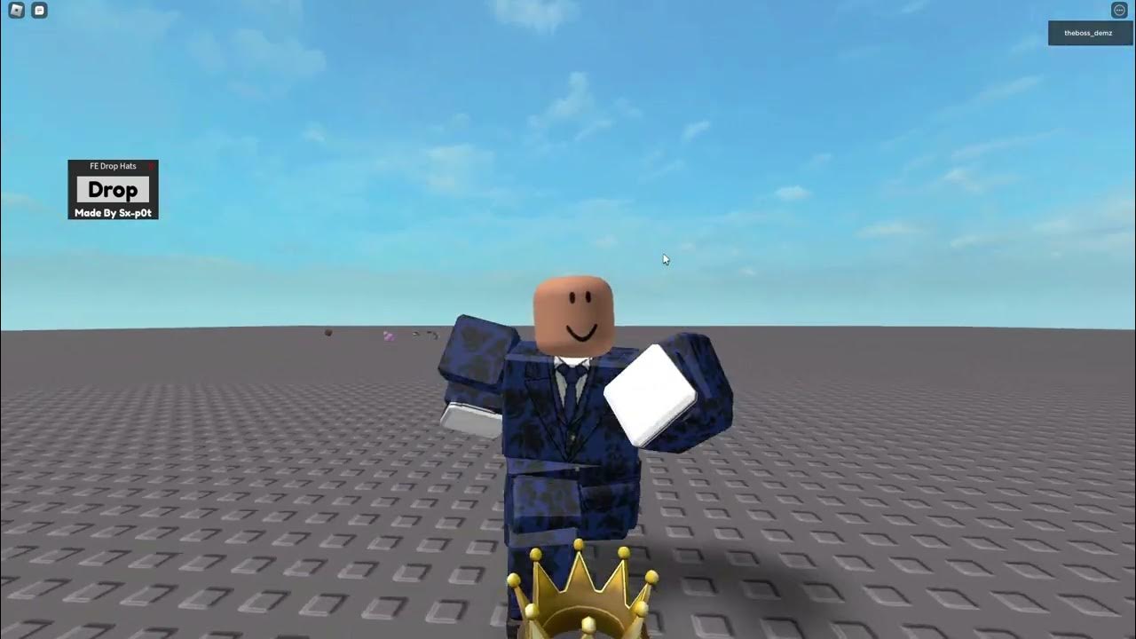 Roblox Fe Drop Your Hats Script Pastebin YouTube