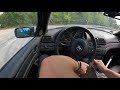 Bmw e46 330d doing donuts lsd dsc off cab view pravimo krofne pogled iz kabine