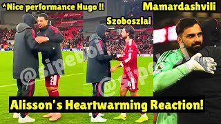 Alisson Becker HAPPY REACTION, He DID THIS to Szoboszlai, Ekitike & Giorgi After Win vs Aston Villa
