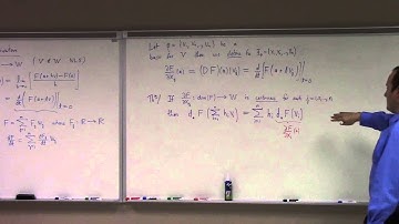 Advanced Calculus: Lecture 3 part 2: Frechet Derivatives