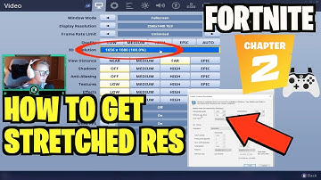 *HOW TO* STRETCHED RESOLUTION on FORTNITE CHAPTER 2 (PC ONLY) *not clickbait
