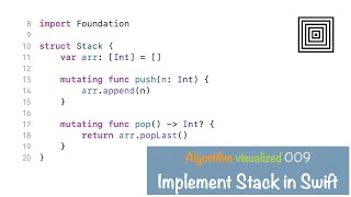 Av009 Implementing Stack In Swift In Xcode