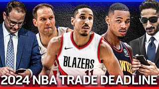 Part 2 - Blazers Trade for Delano Banton | 2024 NBA Trade Deadline Stream Part 2