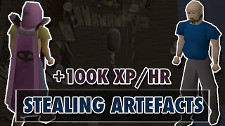 [OSRS] Stealing artefacts - Subir rapido skill Thieving +100/200k XP/hr (Español)