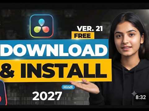 How to Download & Install DaVinci Resolve for Free new  version 21 | Complete Beginner Guide 2027