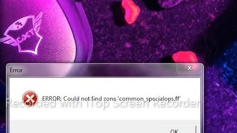 cod mw3 Error : could not find zone common special ops.ff please friends guide me how to fix