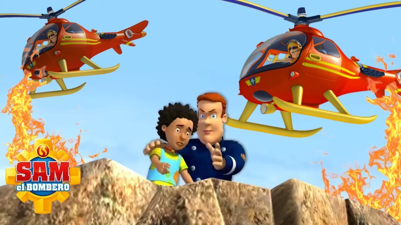 ¡El helicóptero de rescate tuvo que intervenir! 🚁Aventuras divertidas con el equipo de bomberos 🔥