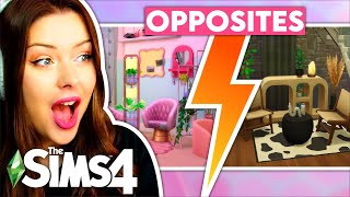 Building OPPOSITE AESTHETIC Townhouses in The Sims 4 // Sims 4 Build Challenge