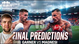 'GARNER WINS A WIDE BUT COMPETITIVE DECISION!' | Ryan Garner vs Michael Magnesi FINAL Predictions!