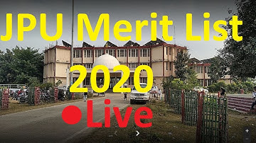 JPU Meri List 2020 is Live Now Watch the Video