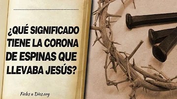 ¿Qué corona llevaba Jesús?