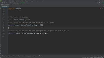 291 - Obtendo a solução de equações símbolos sympy Python