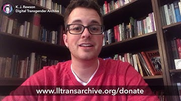 KJ Rawson endorses the Louise Lawrence Transgender Archive